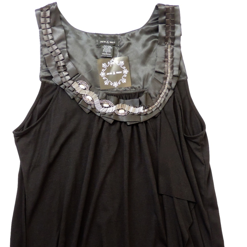 Sam and Max- Black Jewel Tank top